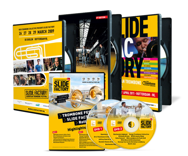 Alle Slide Factory DVD's (2007, 2009, 2011, 2013, 2017)