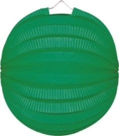Groene lampion rond 23cm
