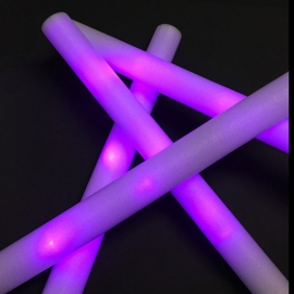 LED Foam sticks paars 10 stuks