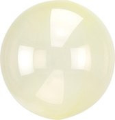 Folieballon Clearz geel (40cm)
