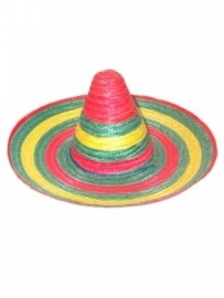 Sombrero mexicano multicolor
