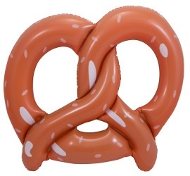 Opblaasbare pretzel