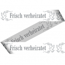 Abgrenzungsseile frisch verheiratet