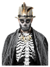 Voodoo distressed grijze hoed