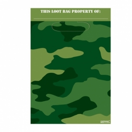 Camouflage print uitdeelzakjes