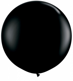 Ballonnen 90cm jumbo zwart