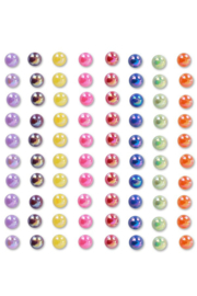 Gezichts en body jewels pearls rainbow '6mm'