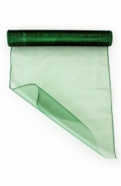 Groen organza op rol