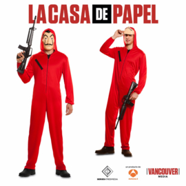 La casa de papel kostuum met masker