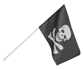 Stoffen Piraten zwaaivlag