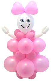 Baby girl DIY balloon kit