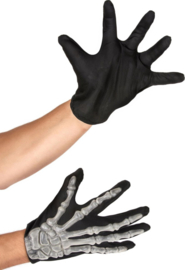 Skeletten handschoenen - Accessoires > Handschoenen