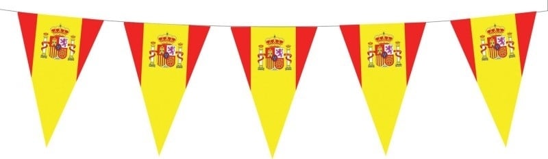 Voorspeller Gematigd Absorberend Vlaggenlijn Spanje | Spaanse versieringen | GOEDKOPE THEMAKLEDING -  VERKLEEDKLEDING - CARNAVALSKLEDING - KOSTUUMS