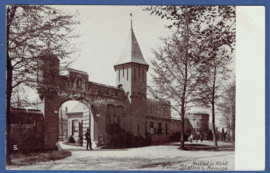 HAARZUILENS, Kasteel de HAAR. Entree Stallen & Remise. Ongelopen fotokaart.