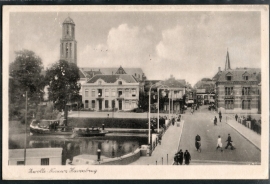 ZWOLLE, Nieuwe Havenbrug. Gelopen kaart.