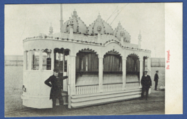 TRAMWAGEN, De Tempel. Ongelopen kaart.