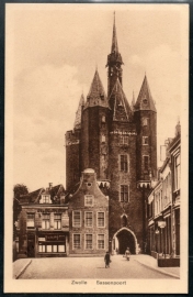 ZWOLLE, Sassenpoort. Gelopen kaart.