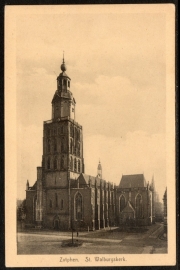 ZUTPHEN, St. Walburgskerk. Ongelopen kaart.