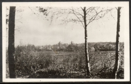 HELLENDOORN, Gezicht op het dorp vanaf de Hellendoornsche Berg. Gelopen kaart.