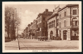 ARNHEM, Nieuwe Plein. Gelopen kaart.