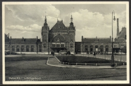 `s HERTOGENBOSCH, Station N.S..Gelopen kaart.