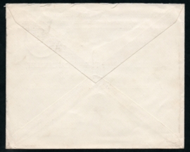 Firma cover 's HERTOGENBOSCH 1919 met kortebalkstempel "s HERTOGENBOSCH naar Brussel.