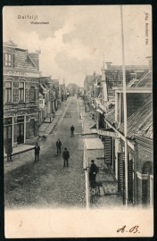 DELFZIJL, Waterstraat. Gelopen kaart.