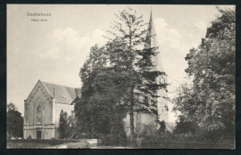 OOSTERBEEK, Herv. Kerk. Ongelopen kaart.