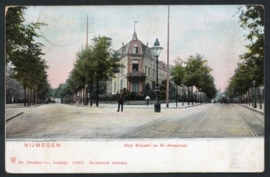 NIJMEGEN, Stijn Buijsstr. en St. Annastraat. Gelopen kaart.