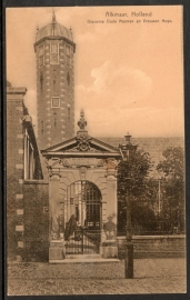 ALKMAAR, Holland. Diaconie Oude Mannen en Vrouwen Huys. Ongelopen kaart.