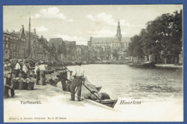 HAARLEM, Turfmarkt. Ongelopen kaart.