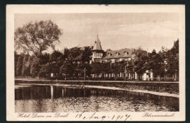 BLOEMENDAAL, Hotel Duin en Daal. Gelopen kaart.