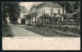 NAARDEN, Hotel Zandhoeve. Voorheen Jan Tabak. Gelopen kaart.