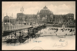 SCHEVENINGEN, Kurhaus. Gelopen kaart.