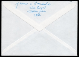 Cover met RIJDEND POSTKANTOOR ZALTBOMMEL stempel.