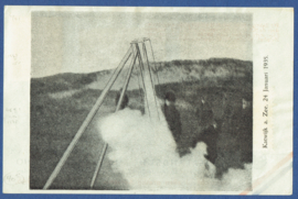 Raketpost 1945. Aangetekend Amsterdam Scheldestraat. Nederlandsche Ruimtevaart Studio.