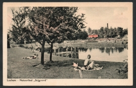 LOCHEM, Natuurbad Stijgoord. Gelopen kaart.