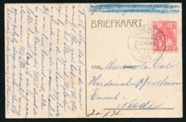 BRONSBERGEN, IJselgezicht 't Harenberg. Gelopen kaart.