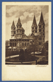 ROERMOND, Munsterkerk. Gelopen kaart.