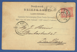 GOES. Stadhuis. Gelopen kaart.