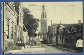 ENKHUIZEN, Torenstraat. Gelopen kaart.