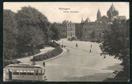 NIJMEGEN, Keizer Karelplein. Gelopen kaart.