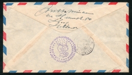 Eerste trans-atlantische vlucht K.L.M. AMSTERDAM-CURACAO. 6 Juni 1946.