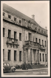 DEVENTER, Stadhuis. Ongelopen kaart.