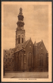 MIDDELBURG. Nieuwe Kerk. Gelopen kaart.