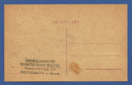 Raketpost / Rocket Flight.  Briefkaart 1946 Zandvoort. TBV Phil O.H. Putten. In beslag genomen Het Bestuur.......