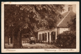 LEUVENUM, Uitspanning De Zwarte Boer. Gelopen kaart.