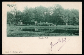 APELDOORN, Oranje Park. Gelopen kaart.