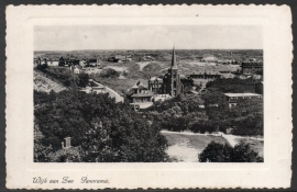 WIJK AAN ZEE, Panorama. Gelopen kaart.