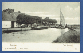 DIEVERBRUG, Cafe Benthem. Ongelopen kaart.